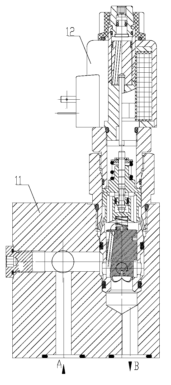 One-way proportional flow valve