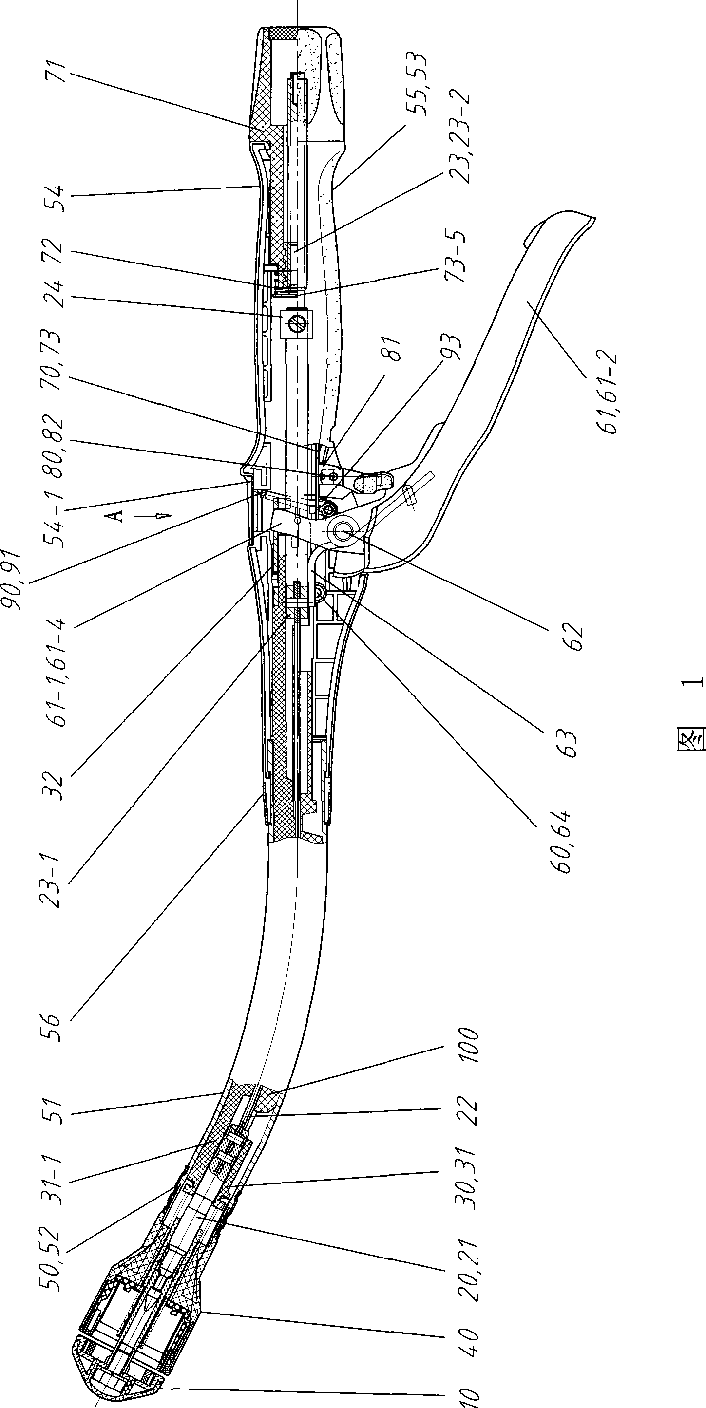 Tube type anastomat with insurance device and main body of anastomat thereof