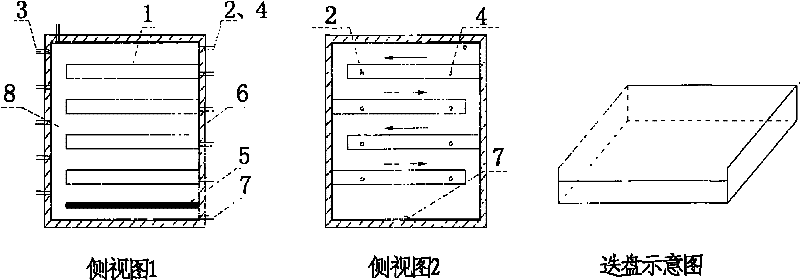 Baffled multistage disc distiller enhanced by externally adding negative pressure