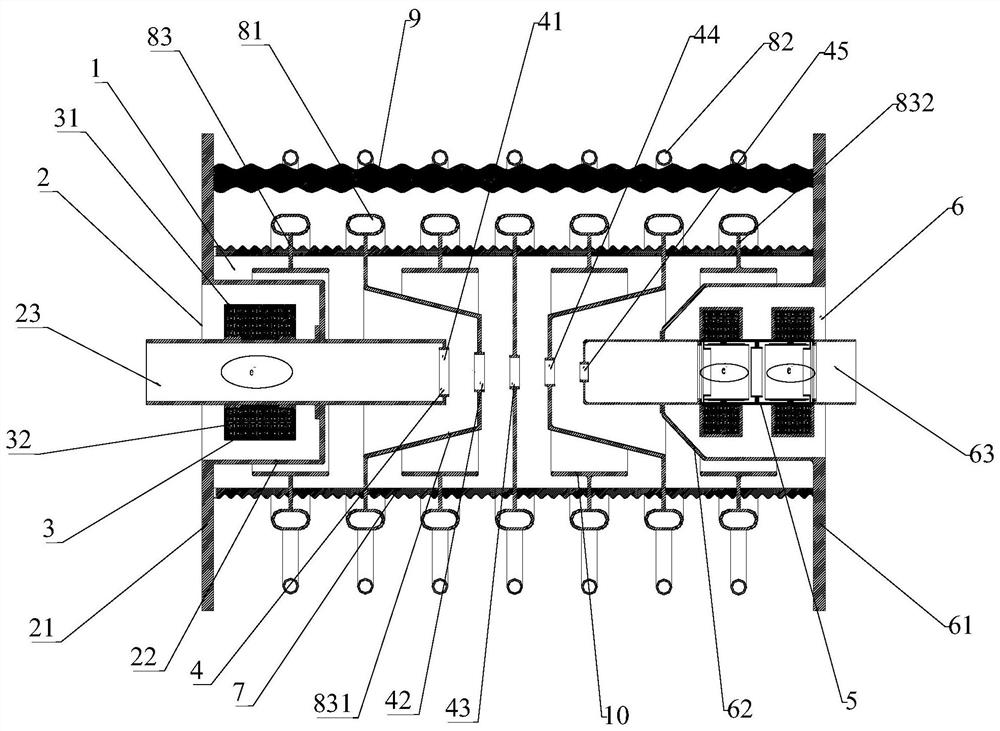 A high-voltage electrostatic acceleration tube for strong current ions