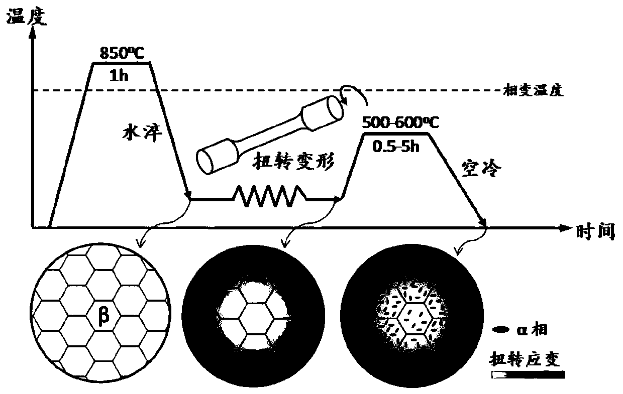 Technology for carrying out toughening treatment on stable Beta titanium alloy