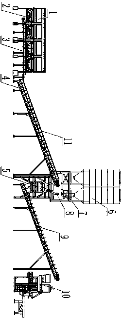 Brick making production line and water adding method thereof