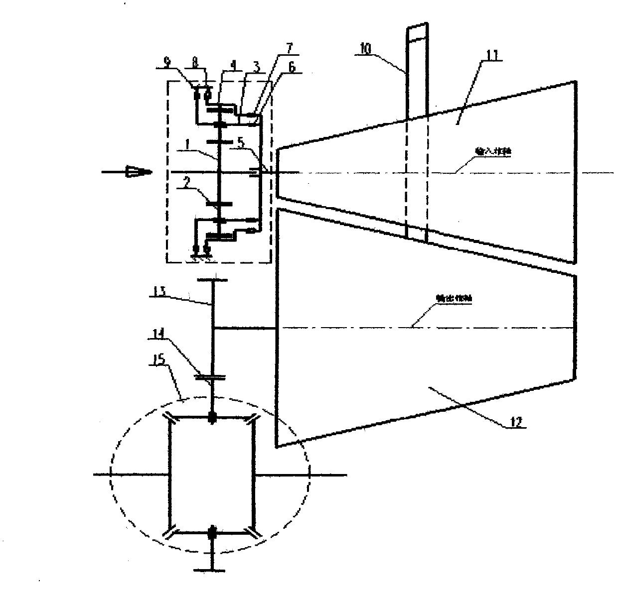 Planetary cone-ring transmission