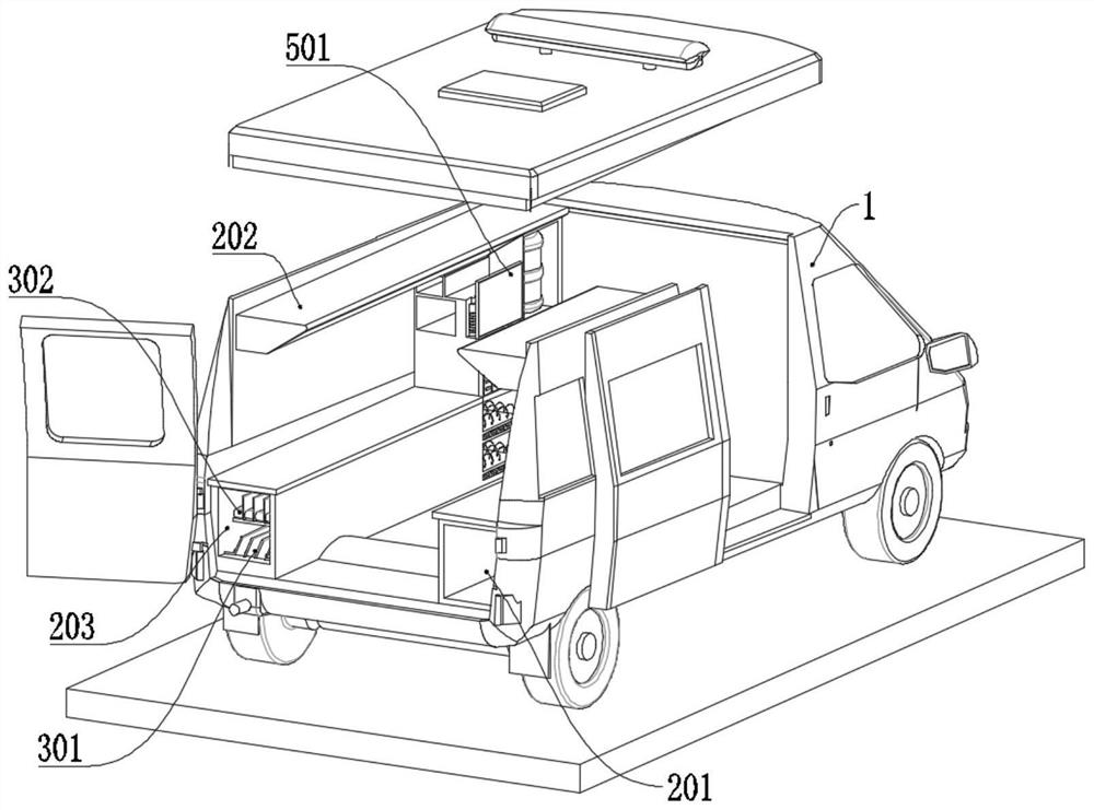 5G informatization emergency ambulance