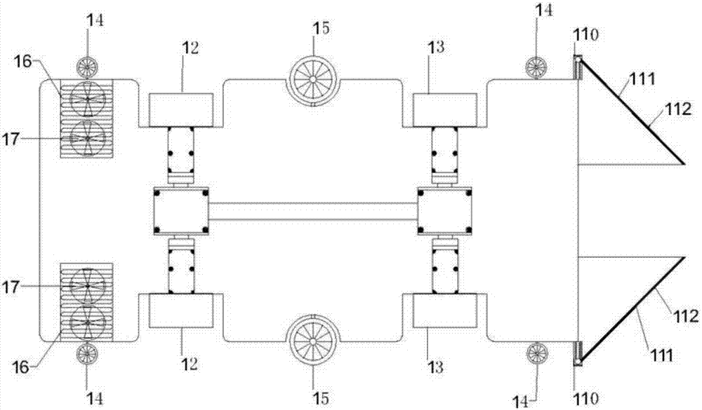 Rail beam dust-removing deicing vehicle and suspended type monorail transportation system