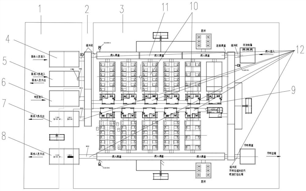 Prevention and control method for infectious disease treatment