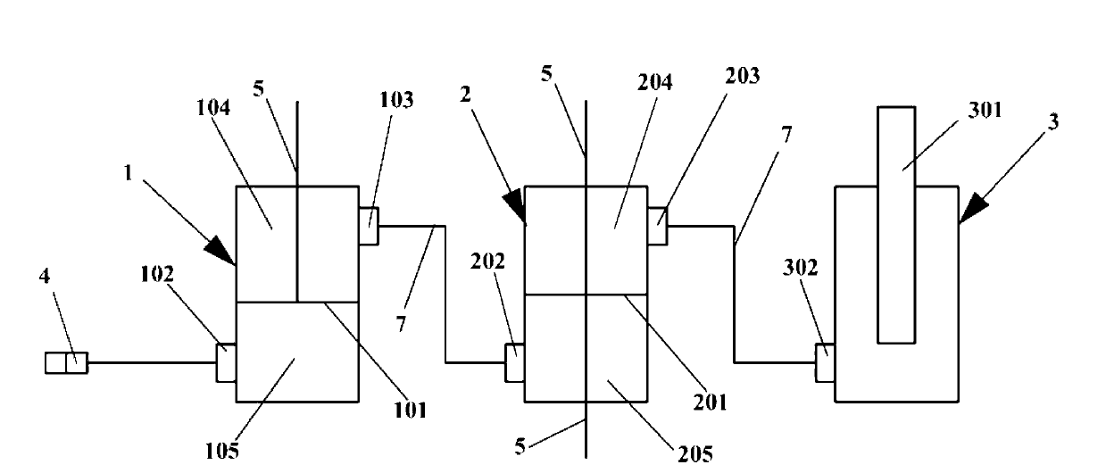 Oil cylinder group capable of realizing synchronous movement