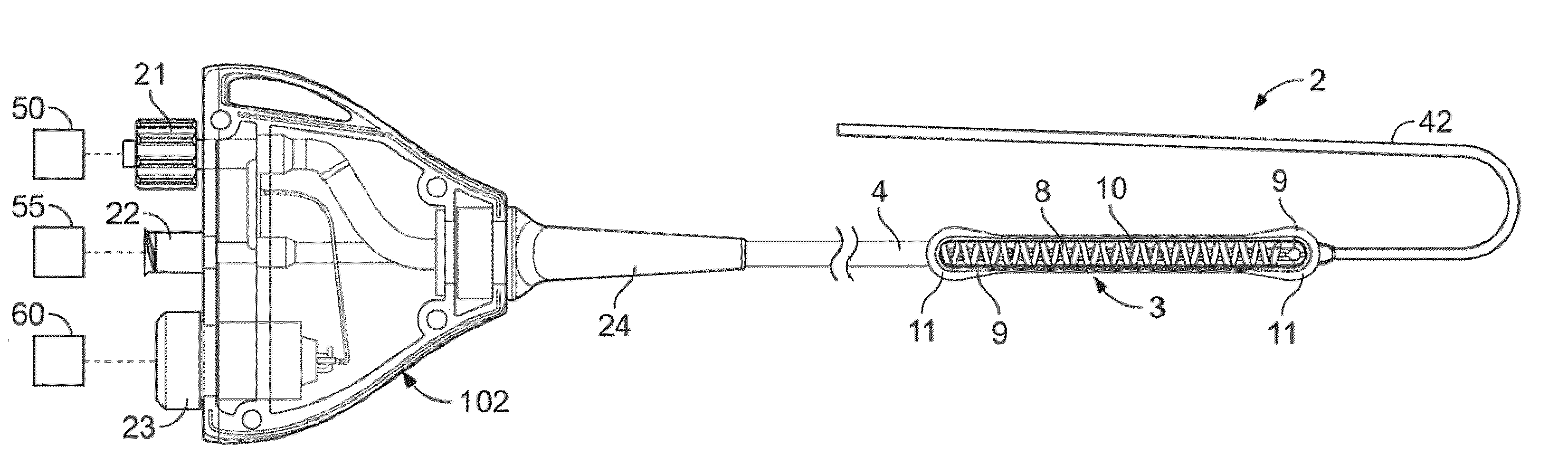 Vacuum coagulation probes