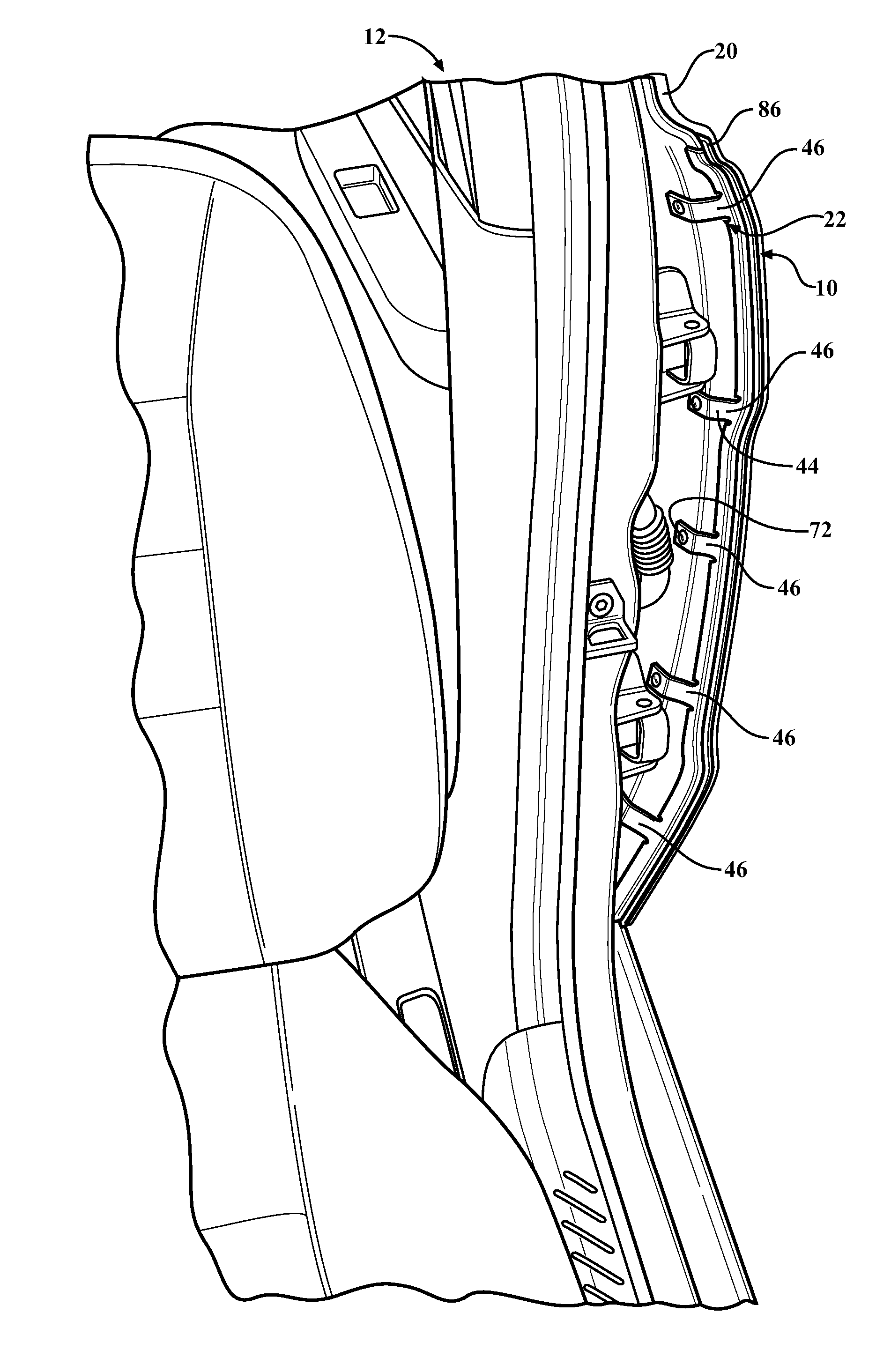 Carrier Having A Living Hinge