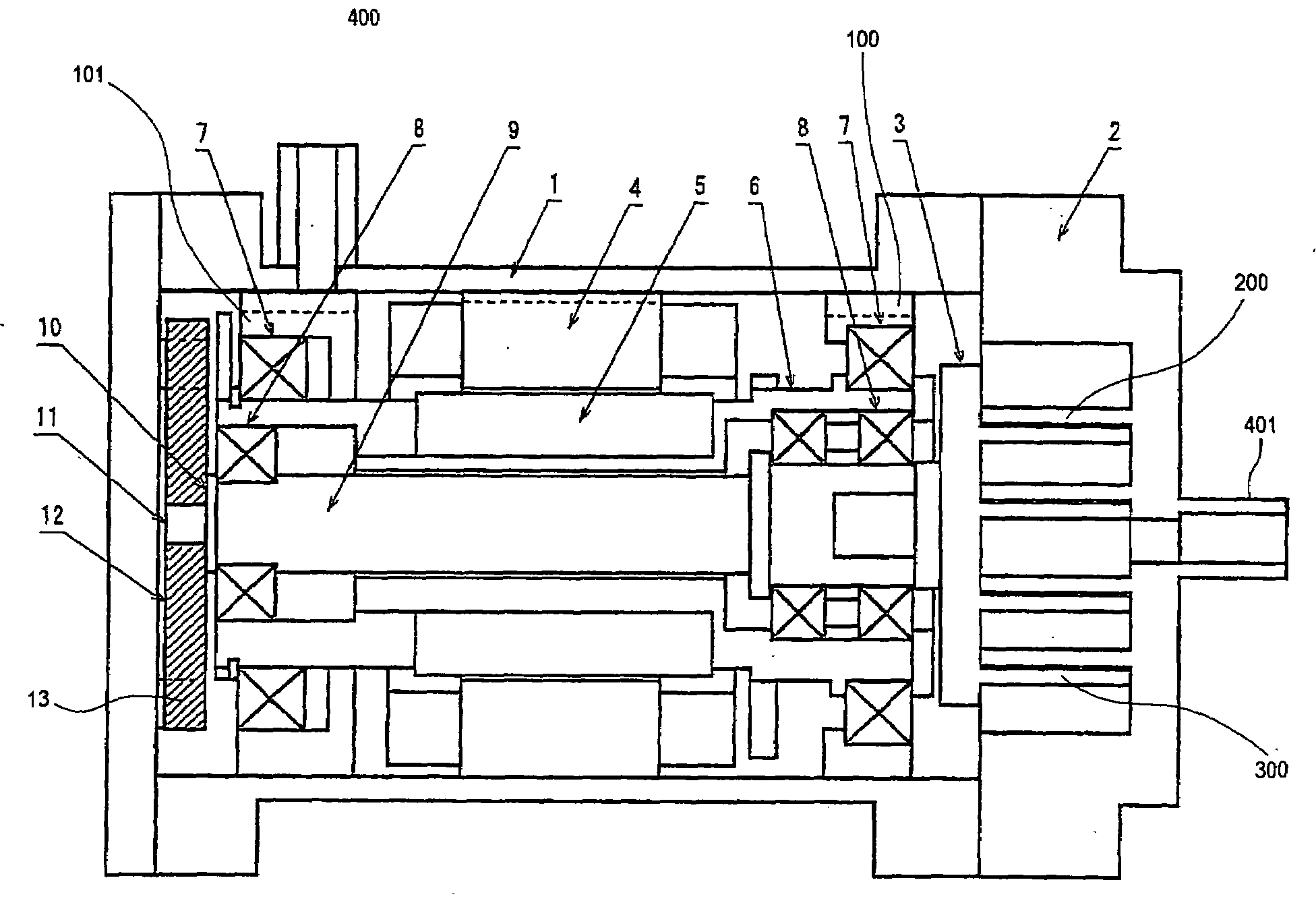 Scroll fluid machine