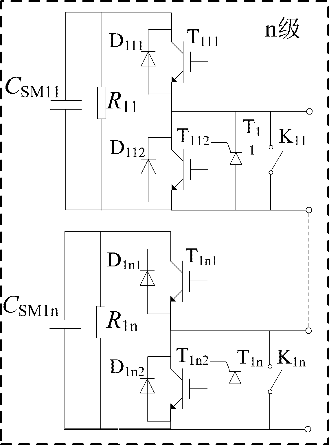 Back-to-back test method of VSC-HVDC MMC valve stable state operation test