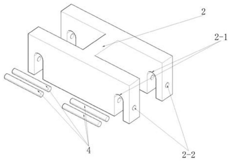 Fabricated shear wall lateral steel bar connecting device and application method thereof