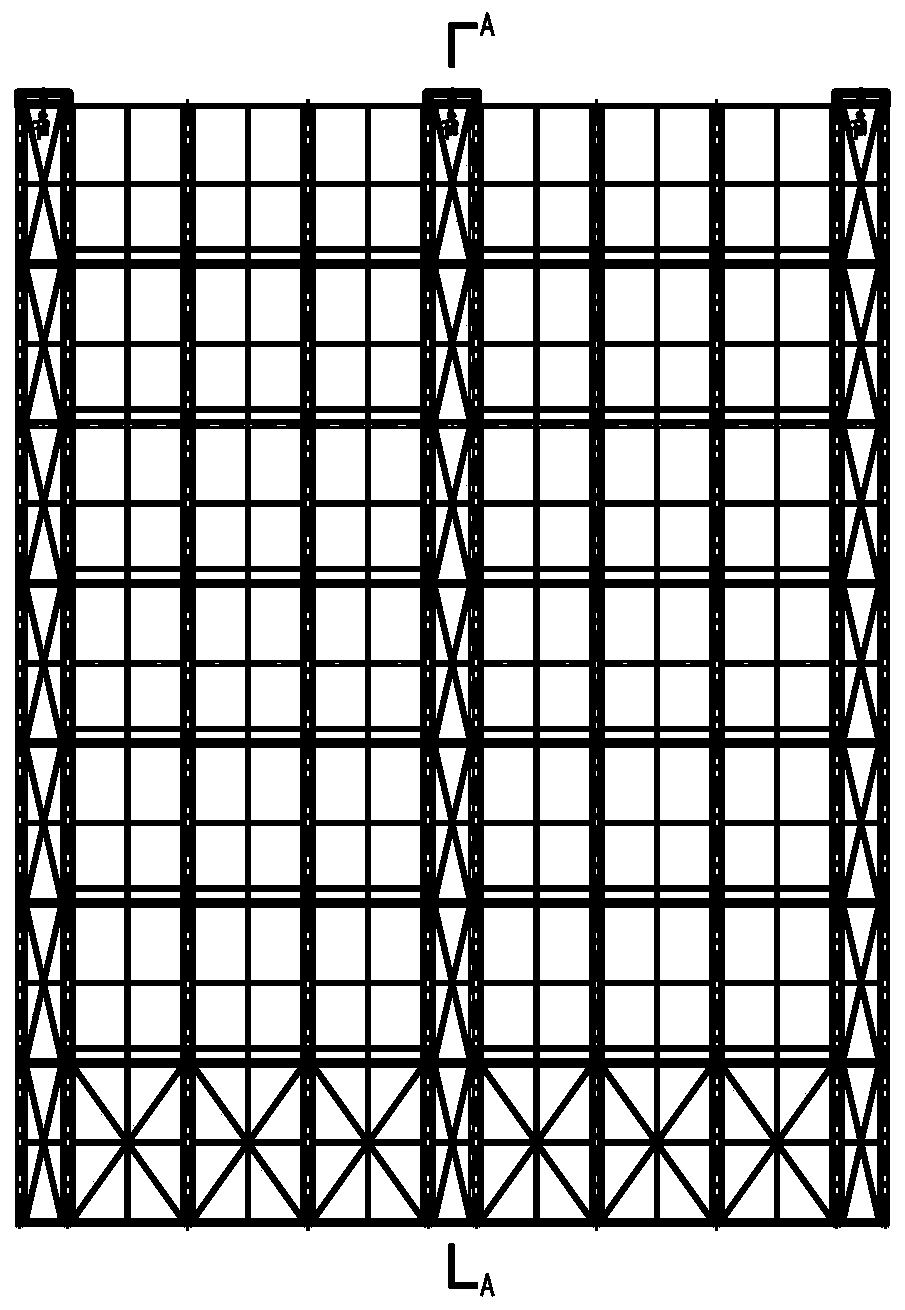 Light self-climbing shield frame system and construction method thereof