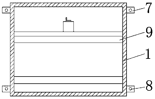 A distribution box convenient for mounting electric power accessories