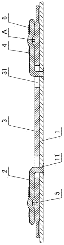 Fixing device of spring hinge folder