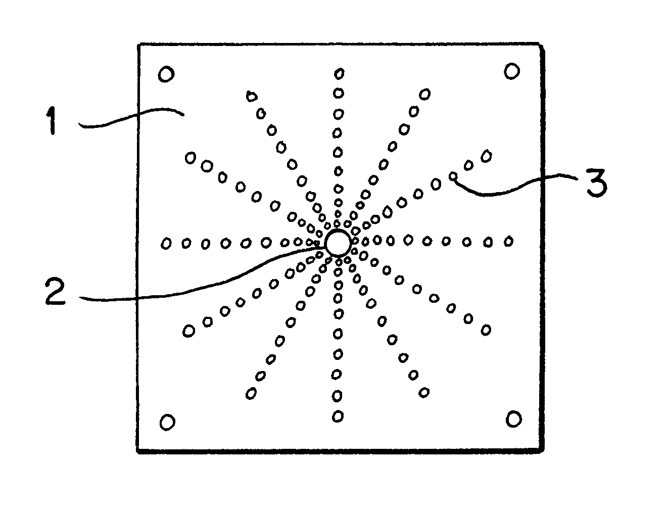 Device and method that allows an objective measurement to be taken of the size and morphological pattern of the degradation of the image in scotopic vision