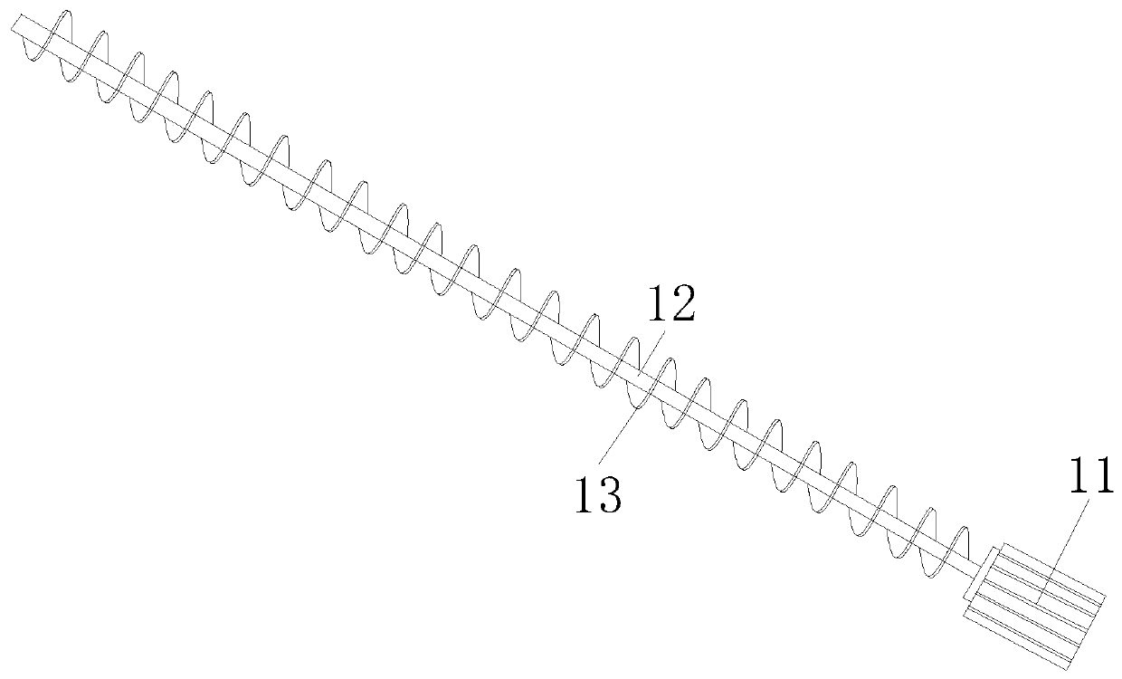 Aggregate crushing and conveying device for construction