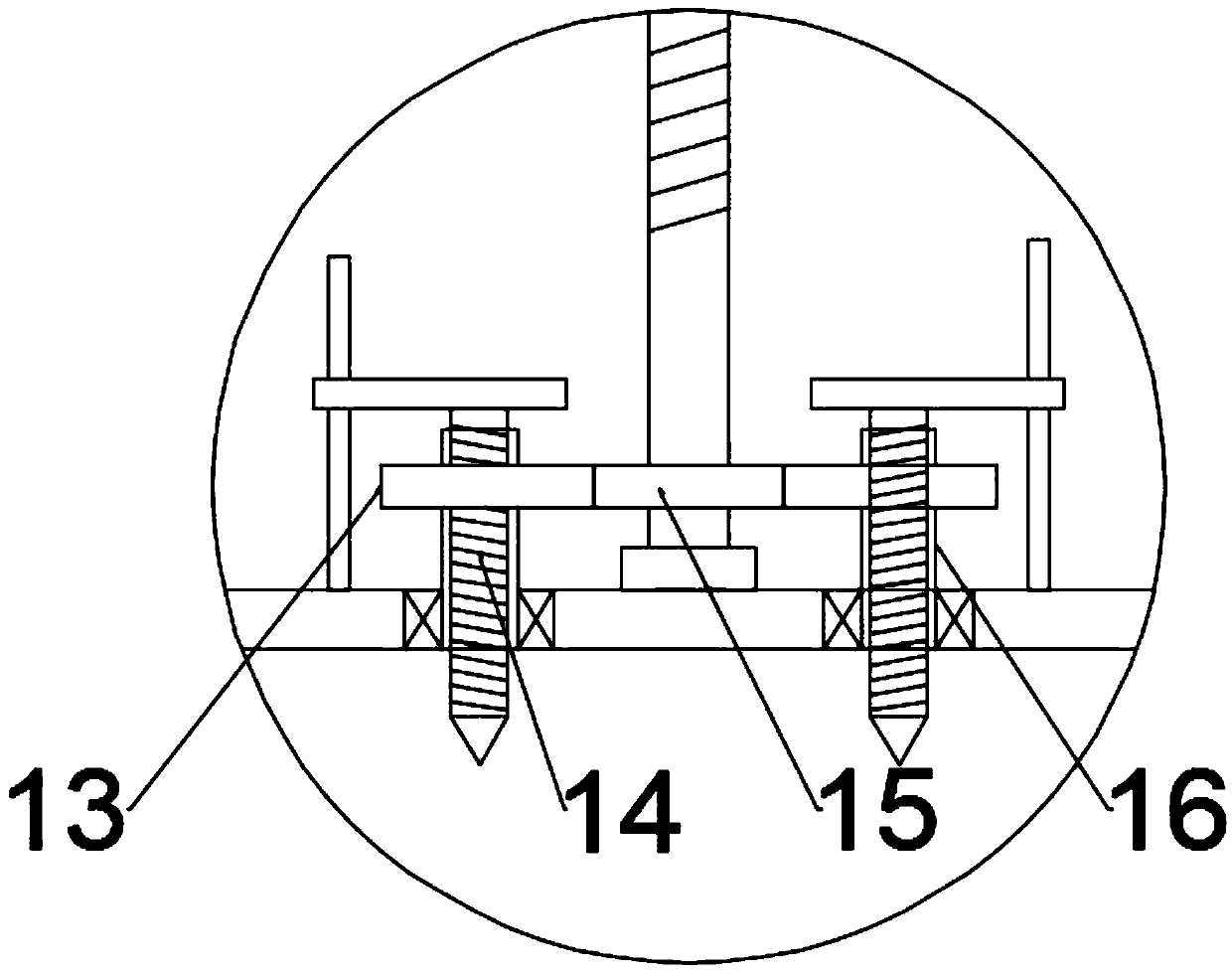 Municipal construction guardrail convenient to mount and fold