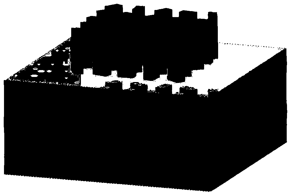 Method for realizing dual-channel nano printing and dual-channel holography based on laminated super surface