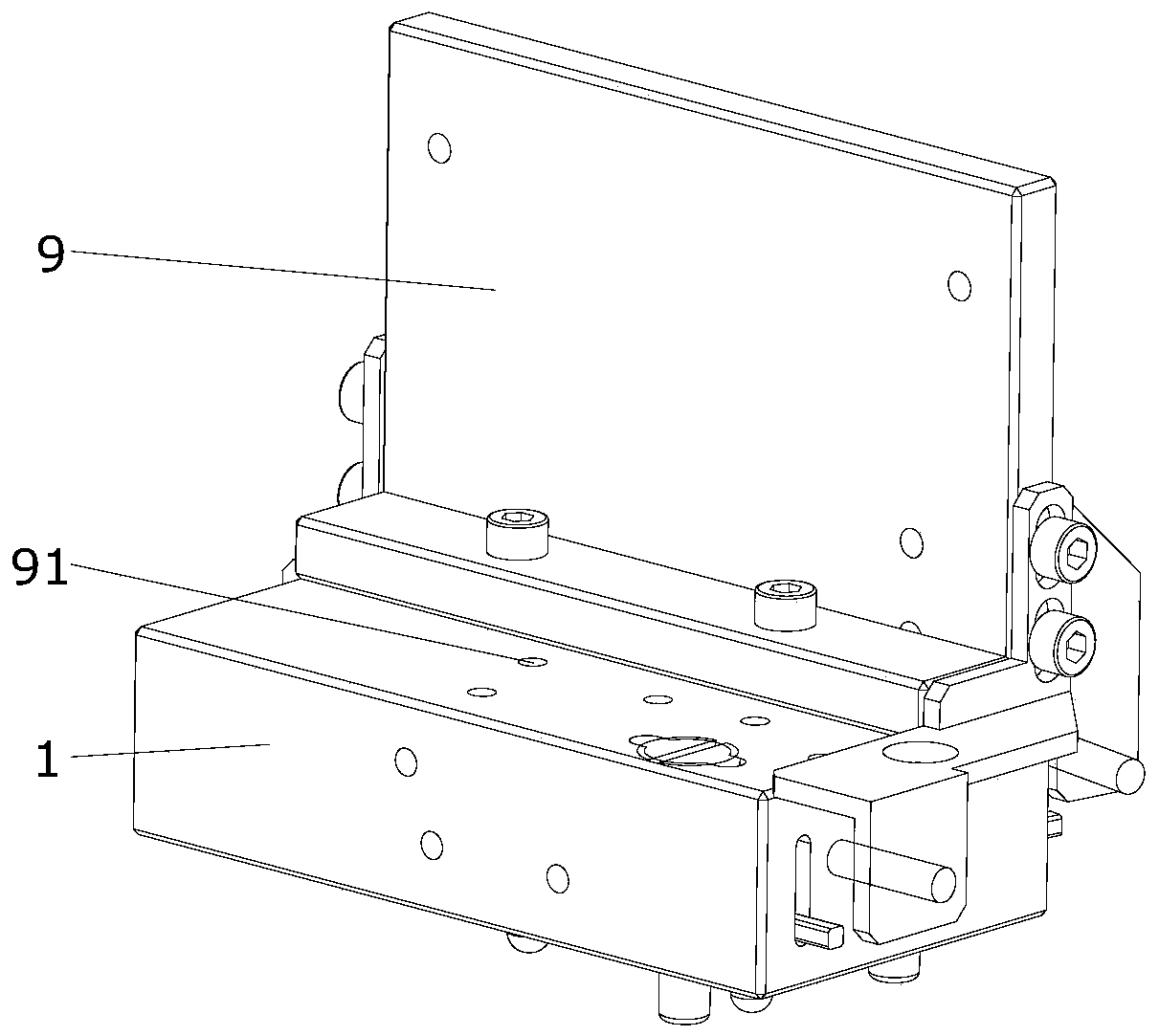 Associated control device and method for screw hole detection and oiling of automobile door lock