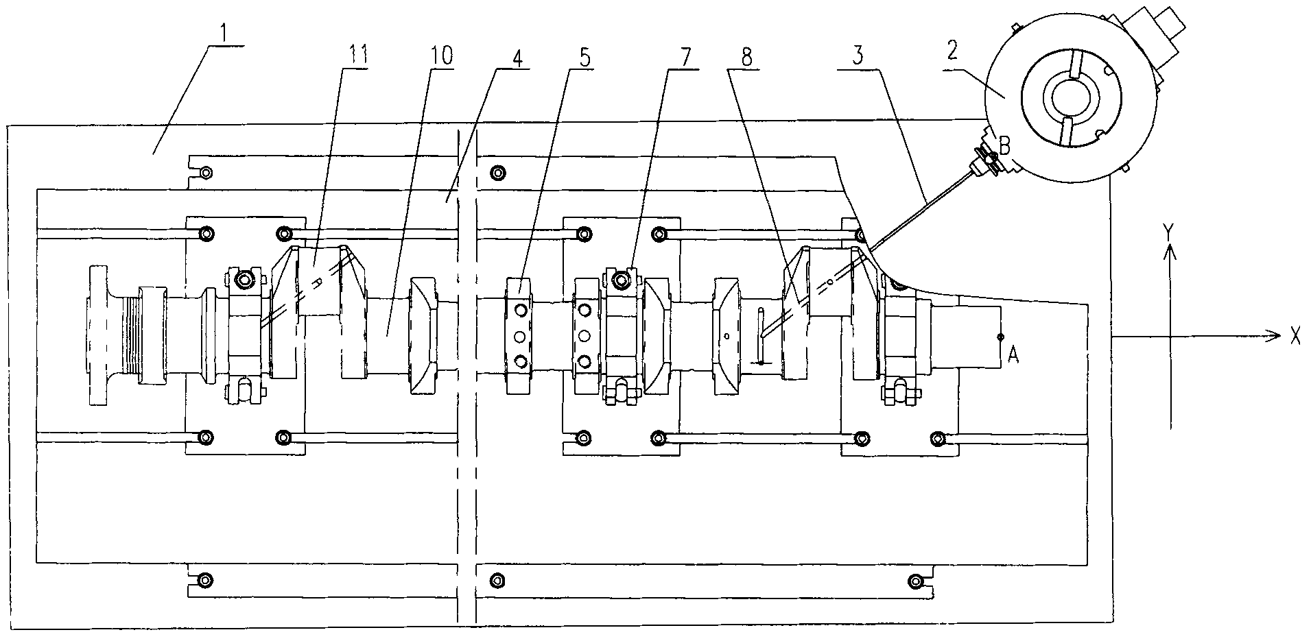 Method for processing crankshaft oil holes