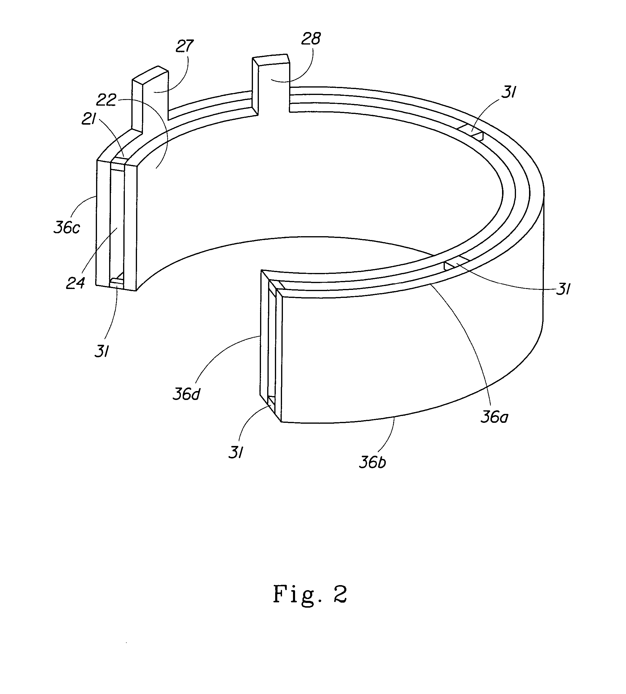 Electrolysis device for treating a reservoir of water