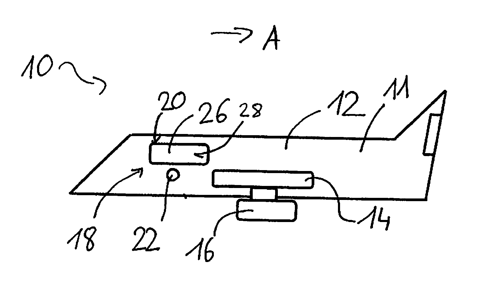 Resonant energy harvester, aircraft component comprising the resonant energy harvester and an aircraft comprising the resonant energy harvester or the aircraft component