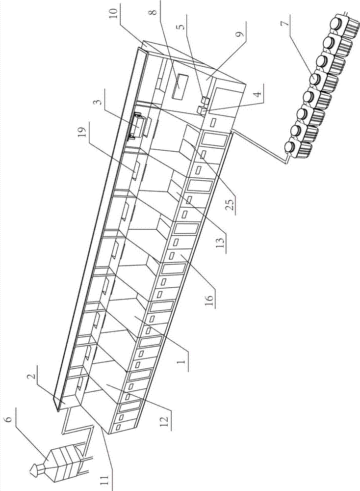 Intelligent sunlight garbage composting house