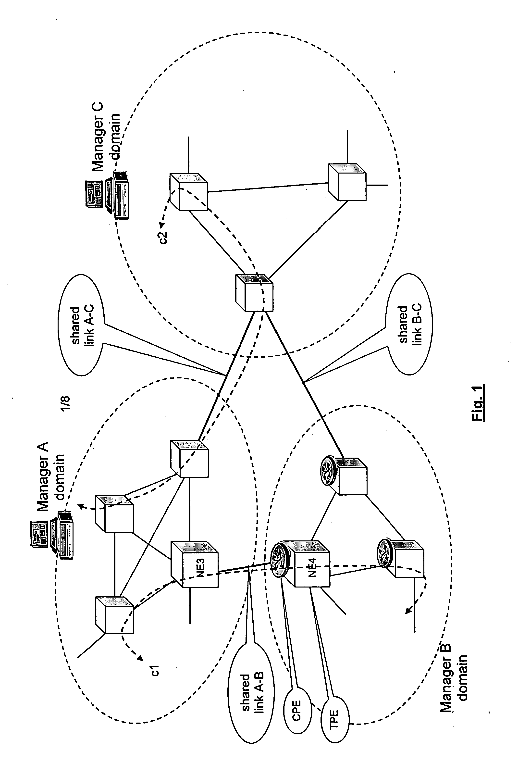 Shared resources in a multi manager environment