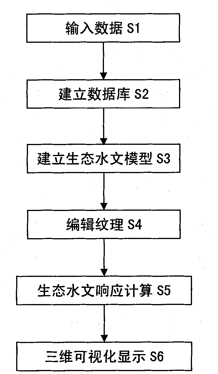 Three-dimensional visualization device and method for describing wetland vegetation eco-hydrology response