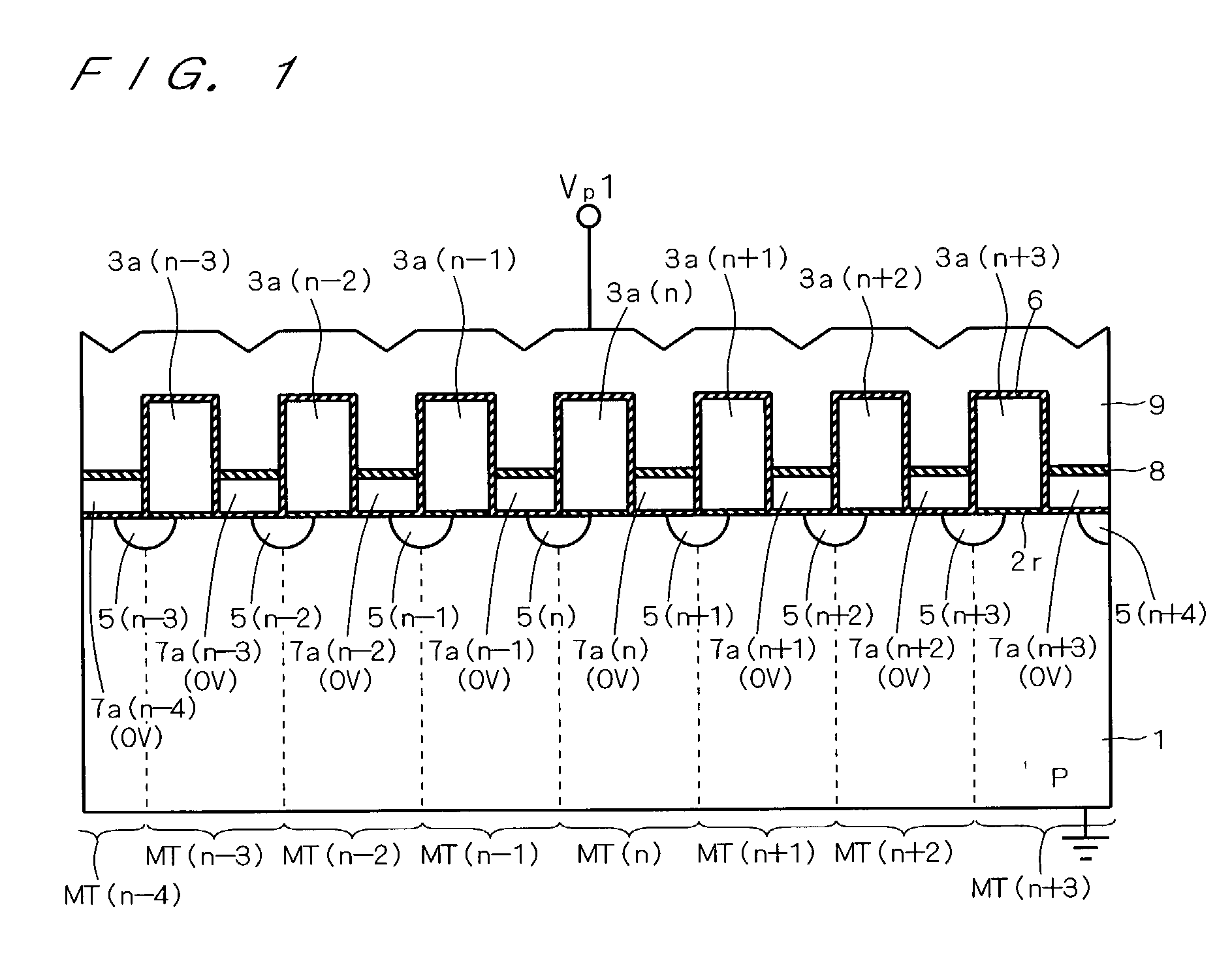 Methods of writing/erasing of nonvolatile semiconductor storage device