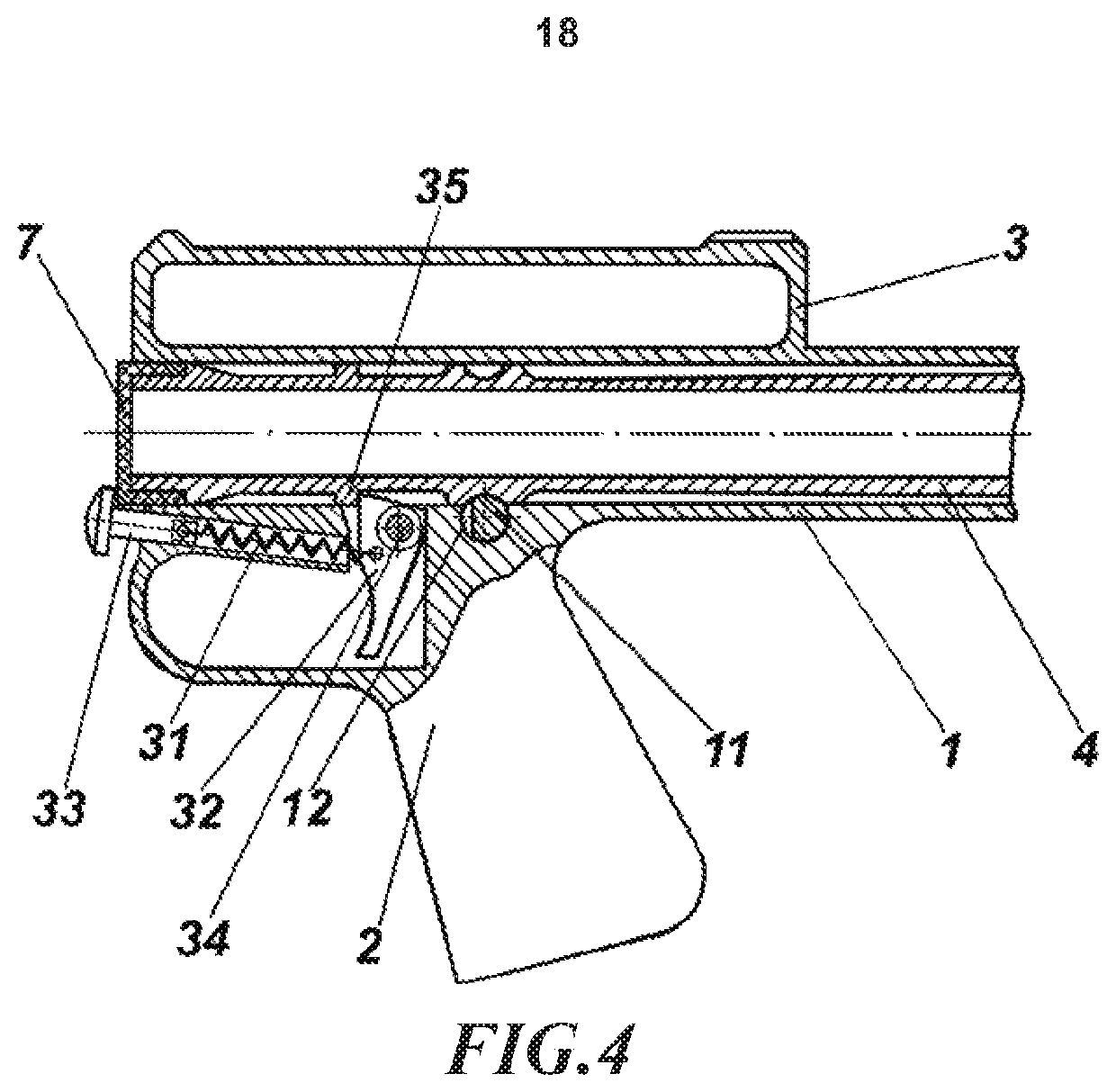 Recoilless underwater firearm