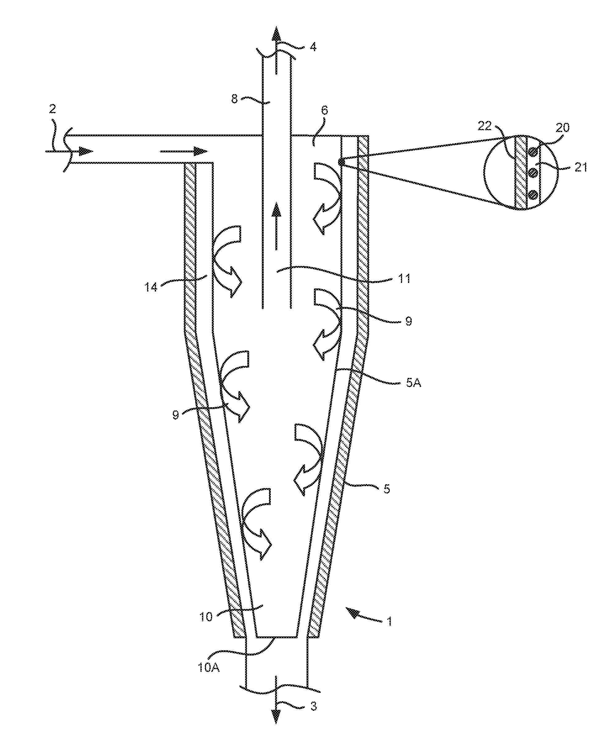 Cyclonic separator