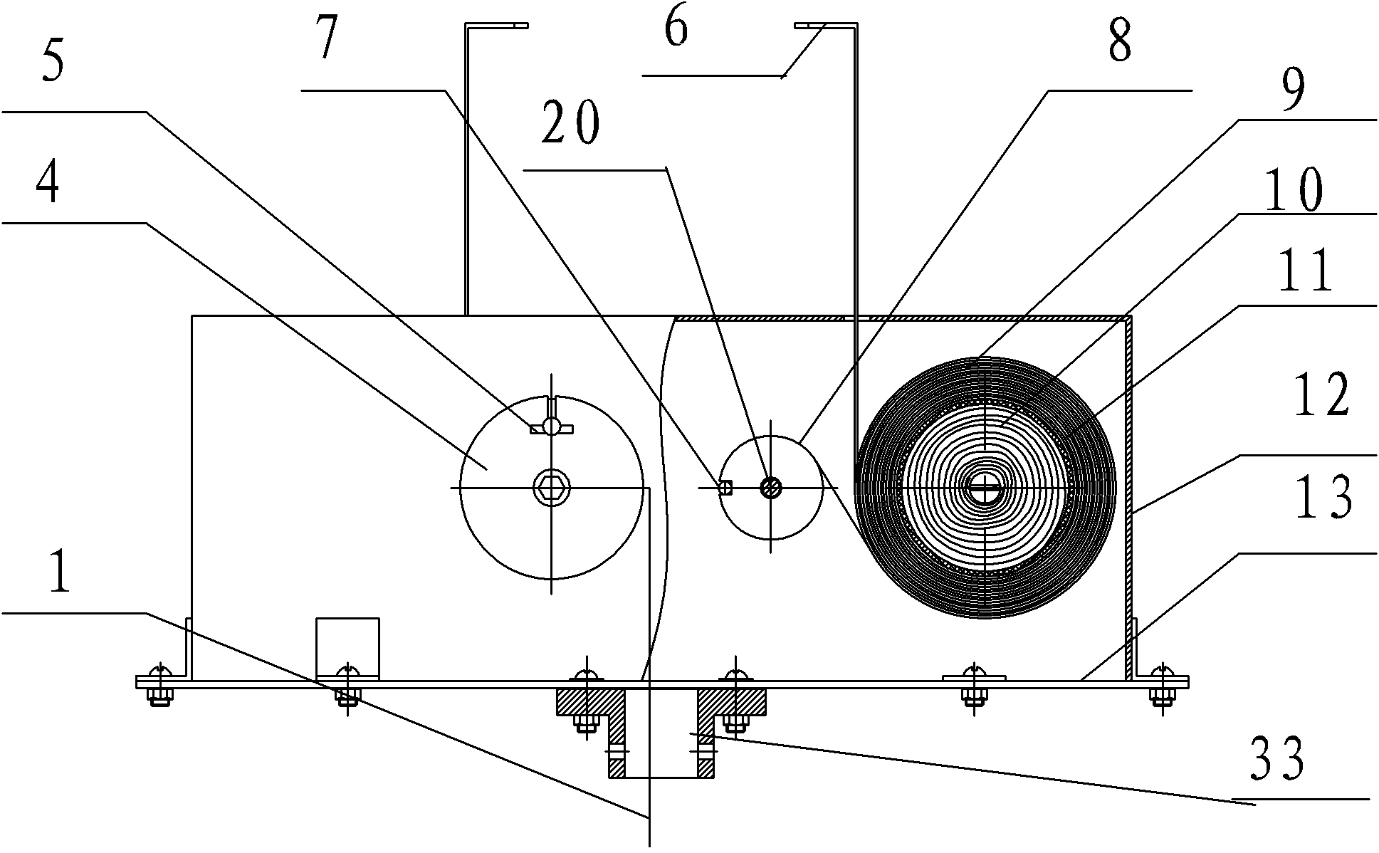 Roadway surrounding rock separation layer displacement monitor