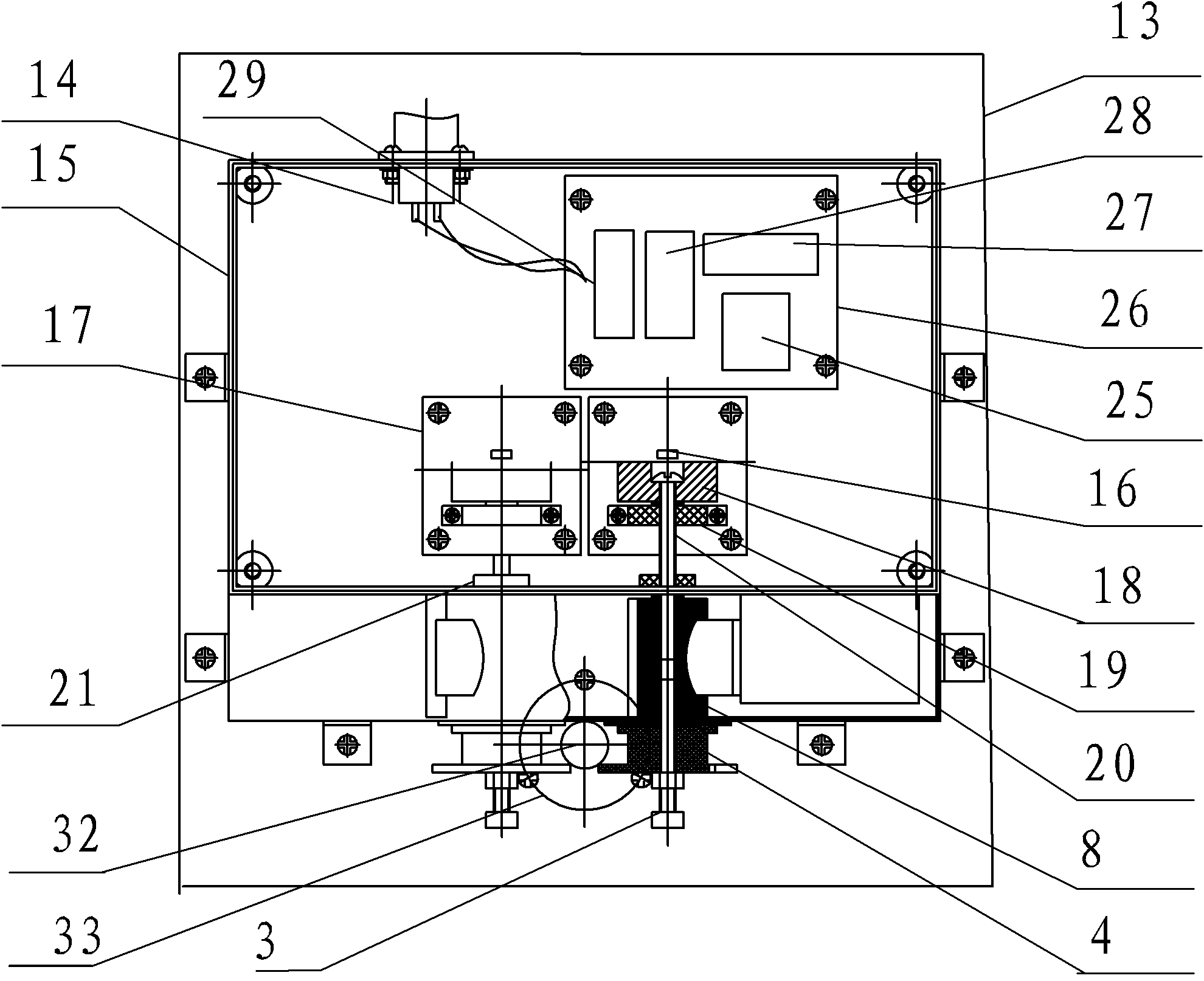 Roadway surrounding rock separation layer displacement monitor