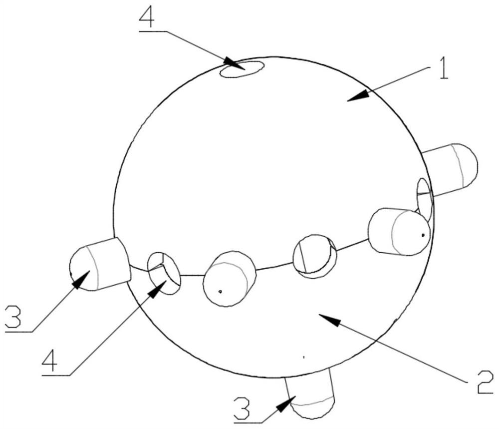 Spherical building block