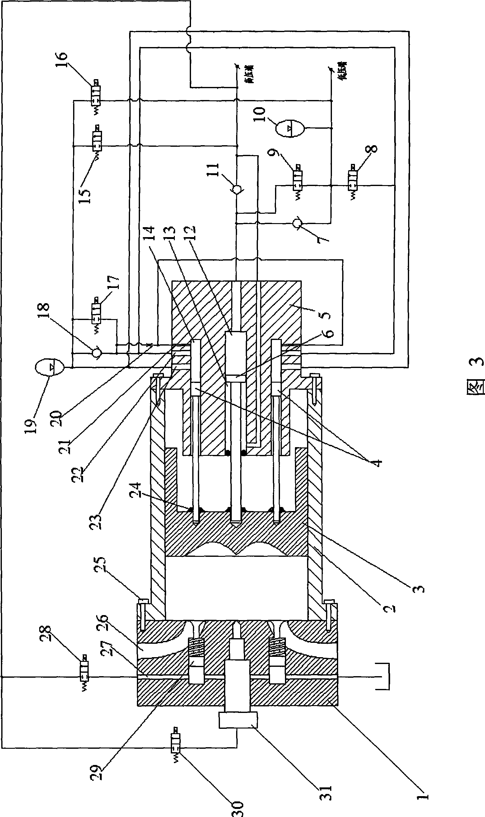 Single-piston type hydraulic free piston engine