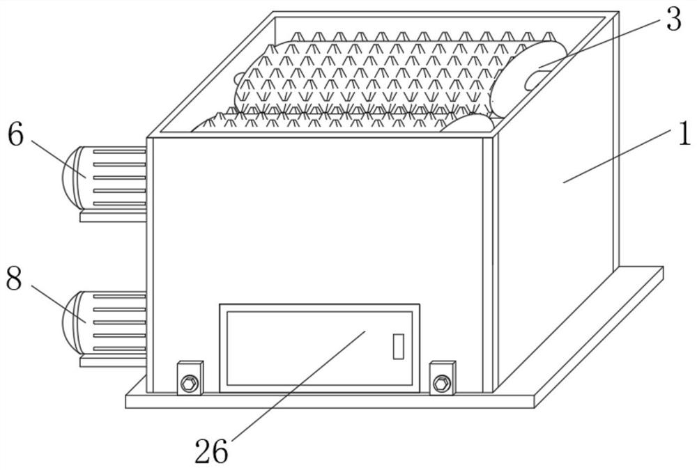 Composite manufacturing device for preparing recycled aggregate from construction waste and recycled aggregate preparation method