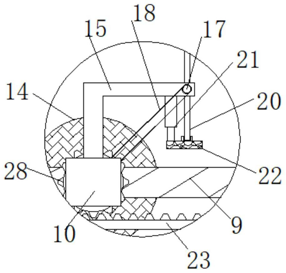 Composite manufacturing device for preparing recycled aggregate from construction waste and recycled aggregate preparation method