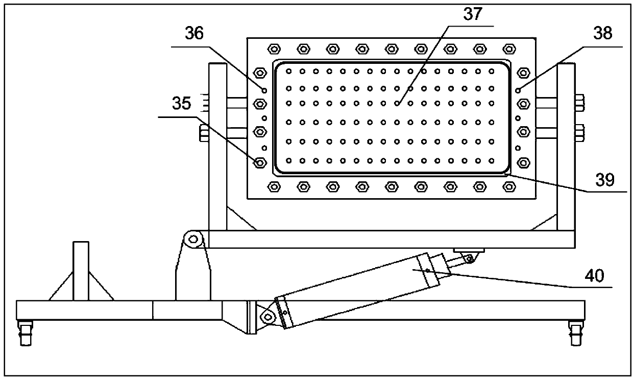 Seepage experiment method for water drive profile model of edge water sandstone gas reservoir