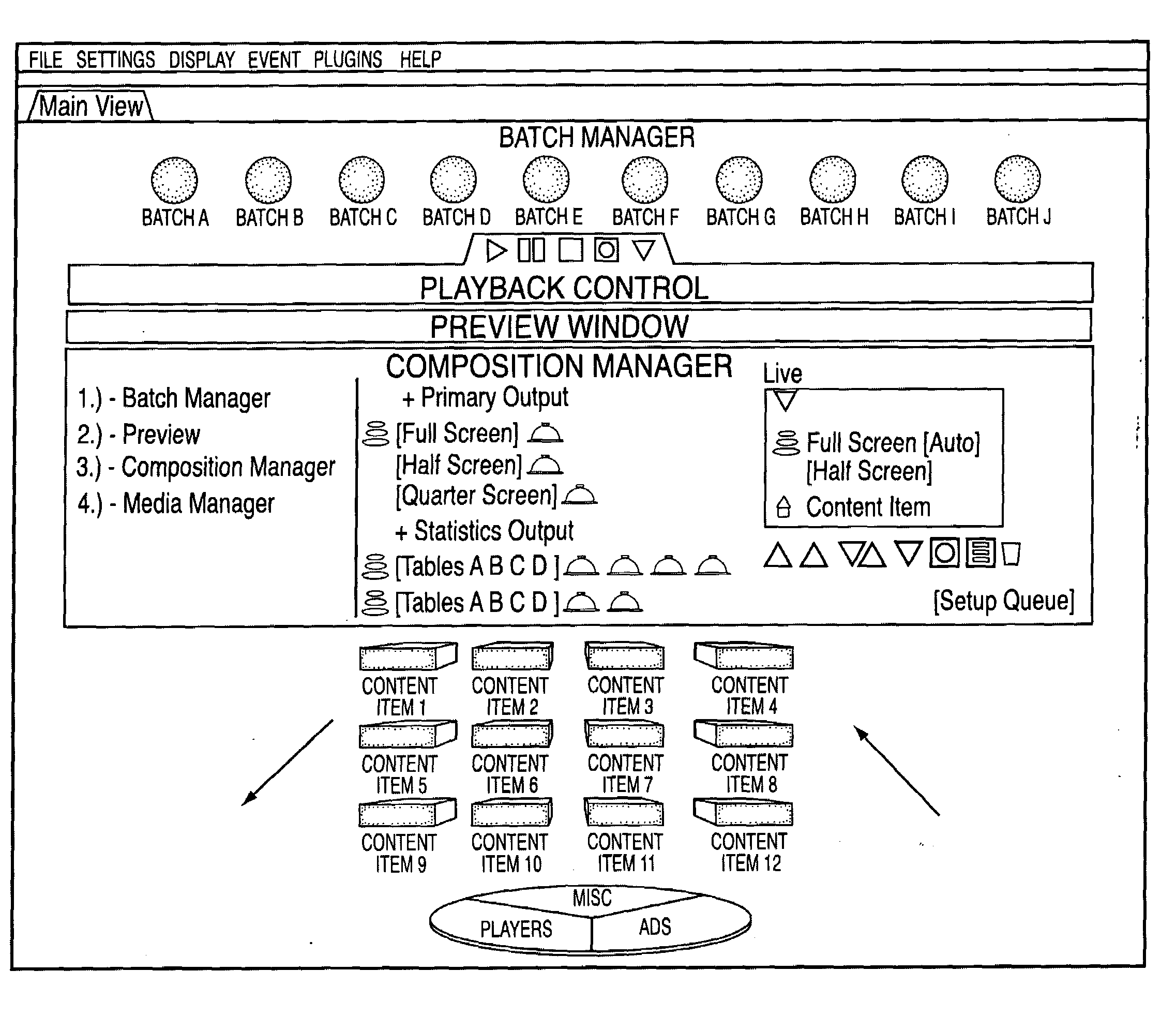 Virtual interface and system for controlling a device