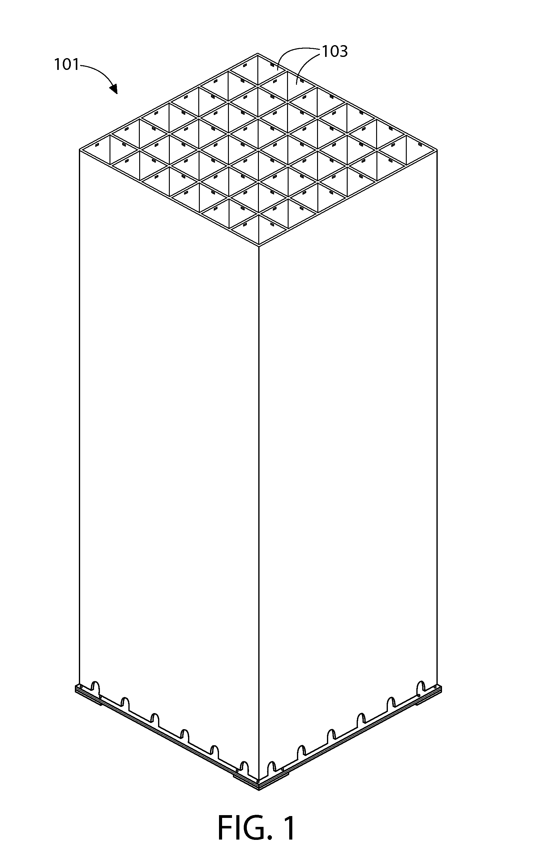 Snap-in insert for reactivity control in spent nuclear fuel pools and casks