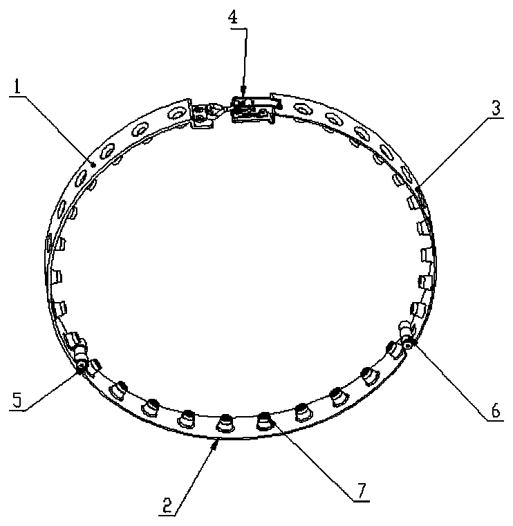 Automobile tire burst emergency safety device