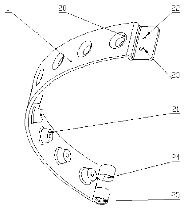 Automobile tire burst emergency safety device