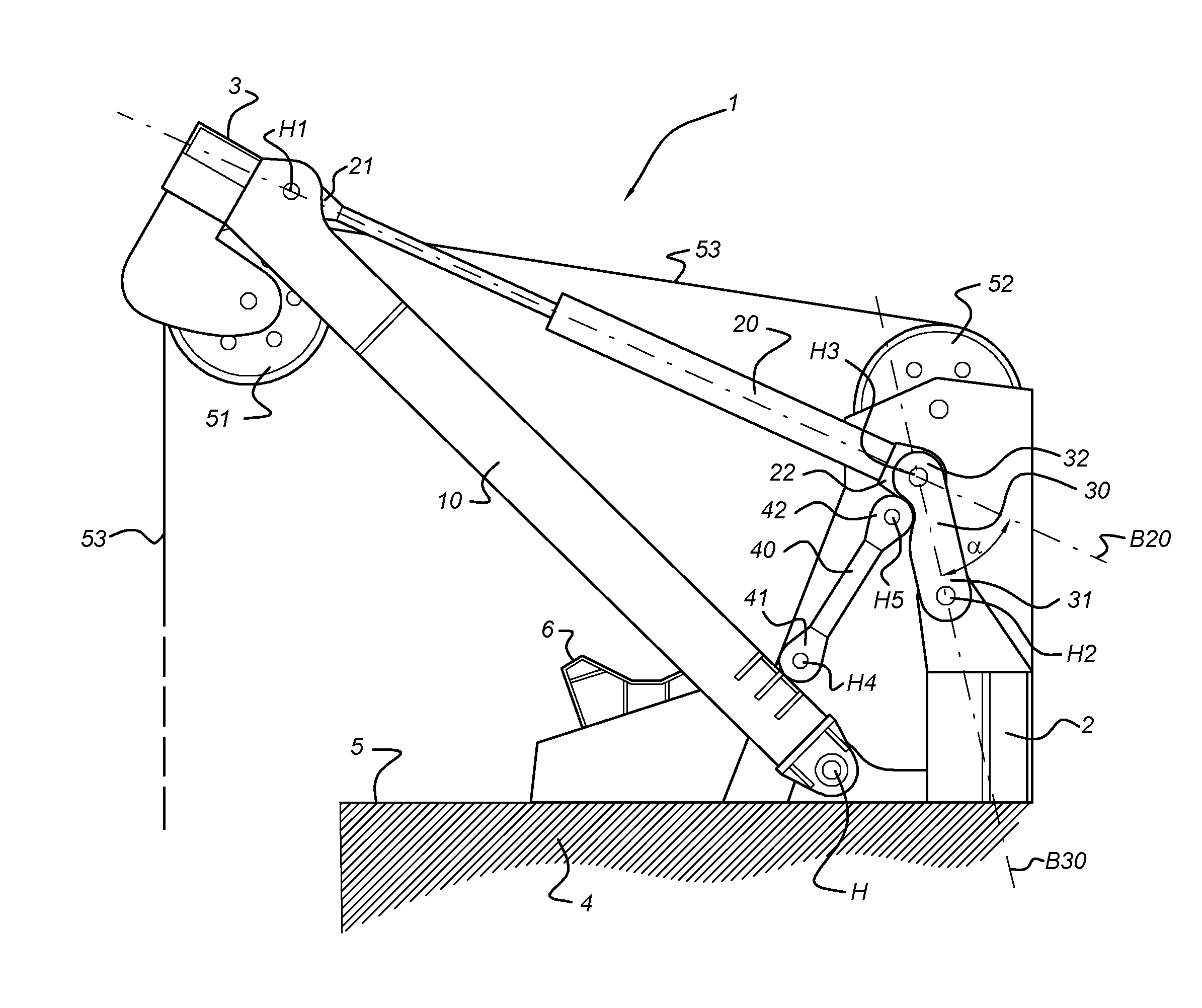 Vessel comprising a crane