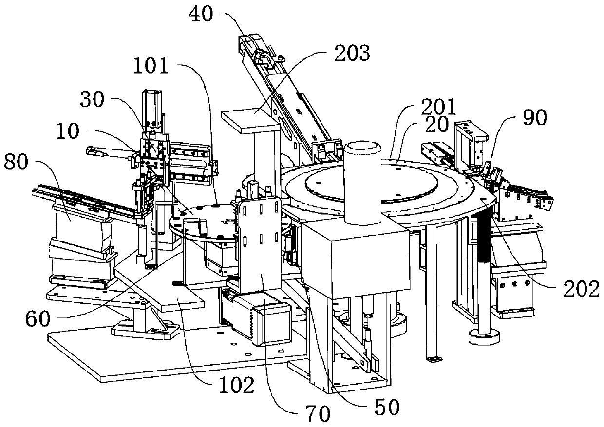 Assembly machine of T-shaped bushes and bolts