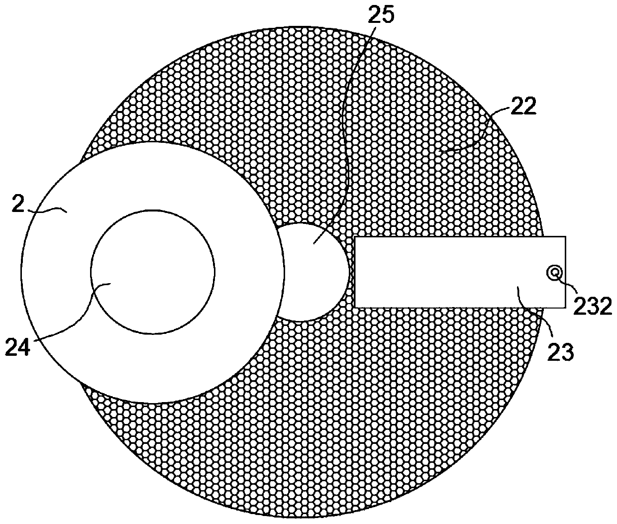 Convenient-to-clean sewage treatment device for agricultural irrigation