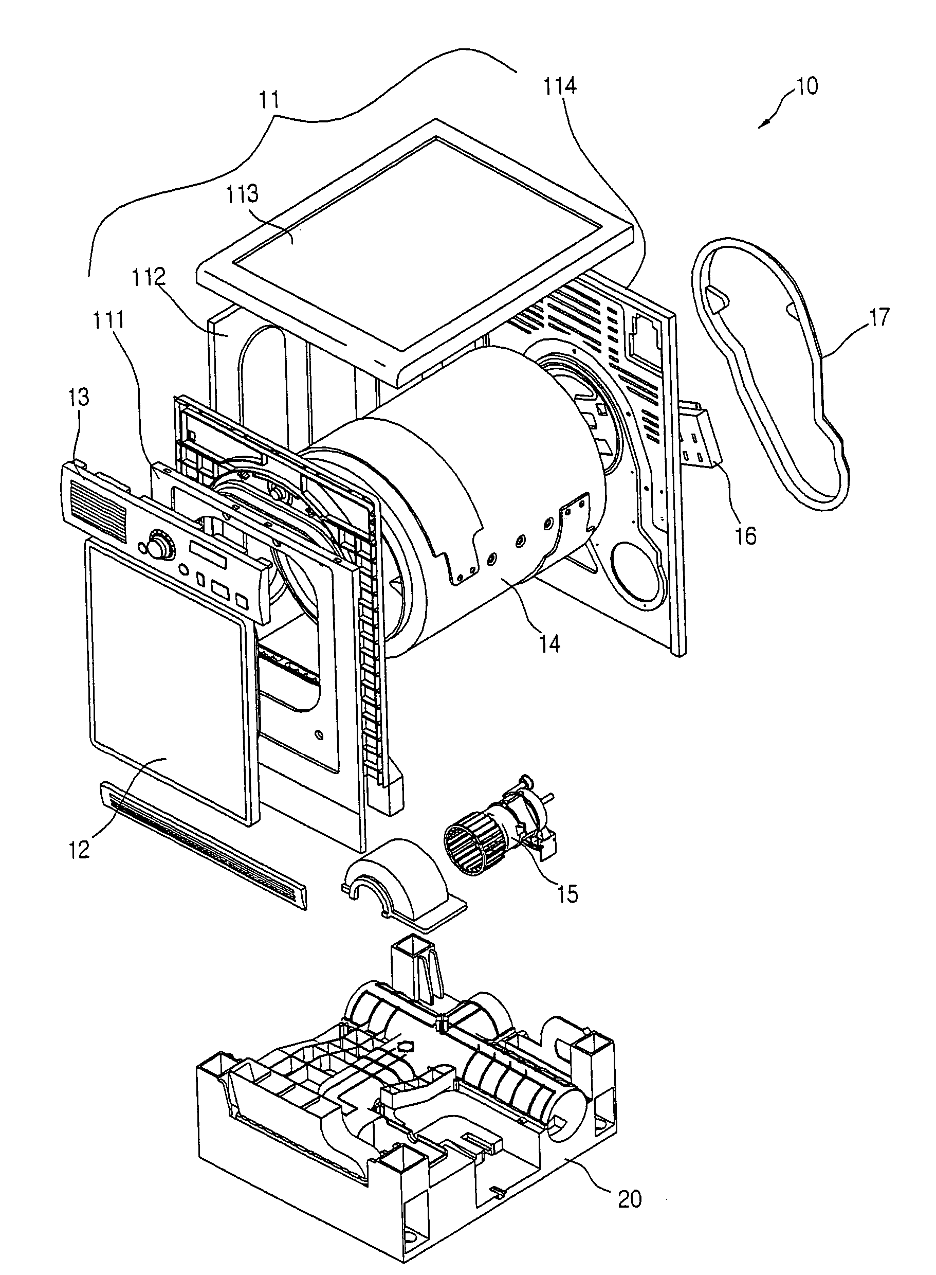 Laundry dryer and impurity entry preventing structure for the same