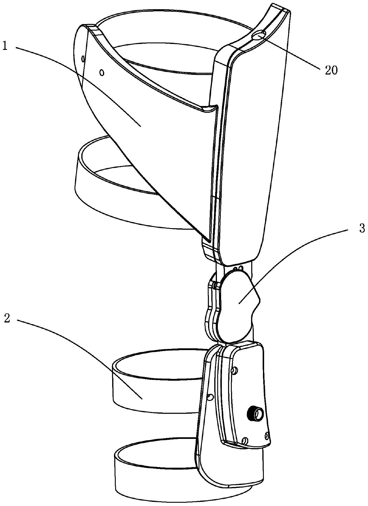 Passive knee-joint power-assist robot