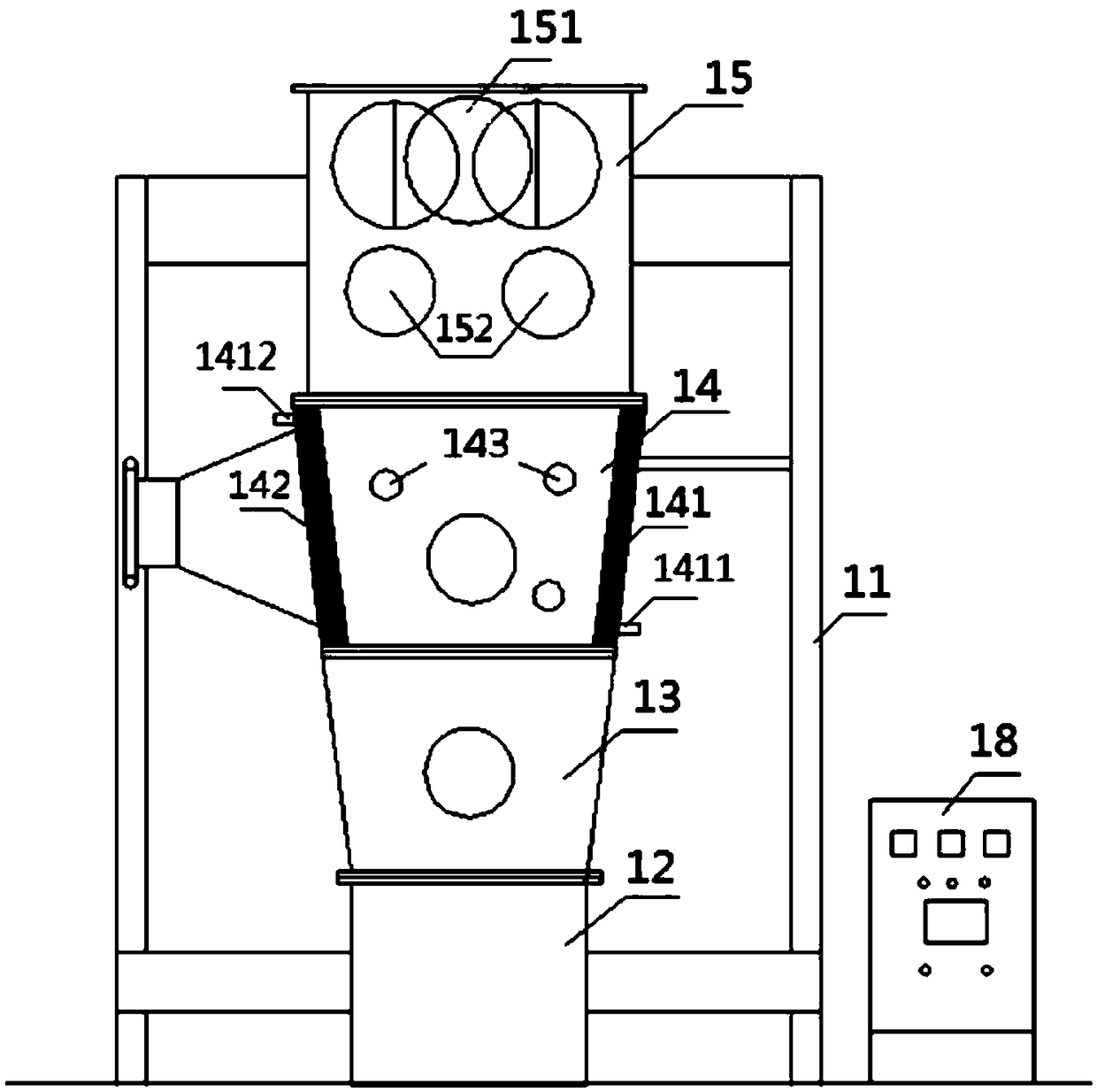 Fluidized drying device for new feed additive lysozyme dimer particles